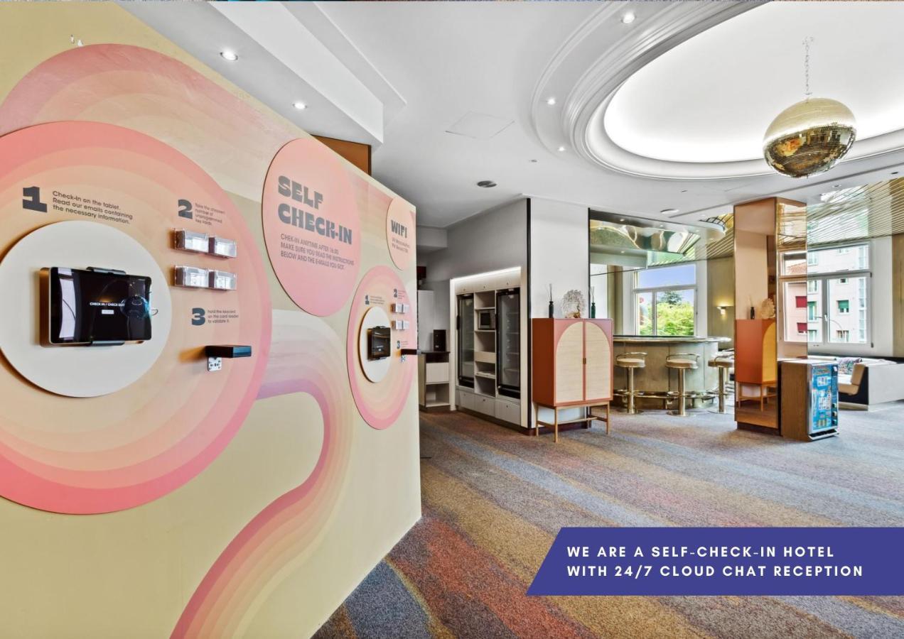 Becozy Au Parc Retro Edition Self-Check-In Rooms & Studios 弗里堡 外观 照片