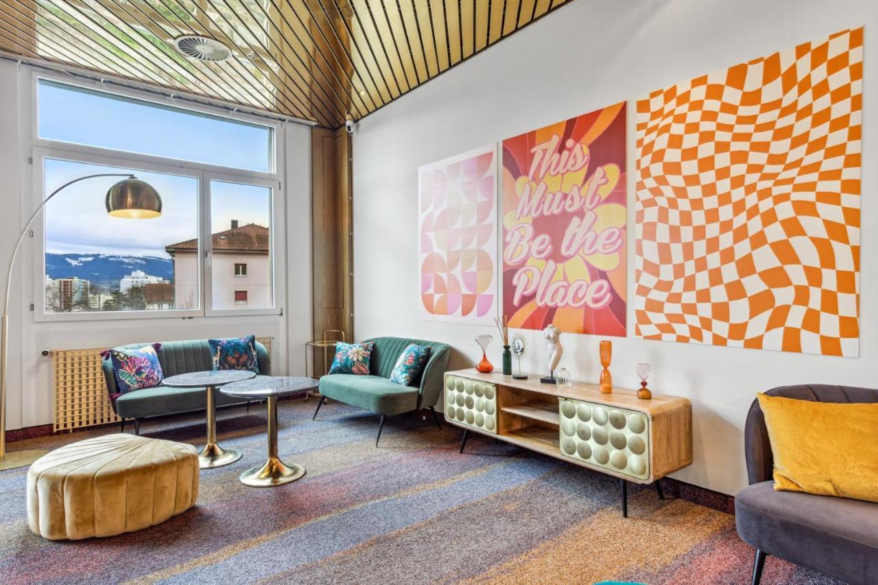 Becozy Au Parc Retro Edition Self-Check-In Rooms & Studios 弗里堡 外观 照片